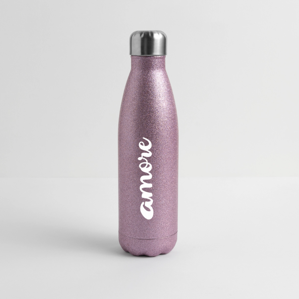 Thermoflasche Glitzer AMORE Passione Italiana