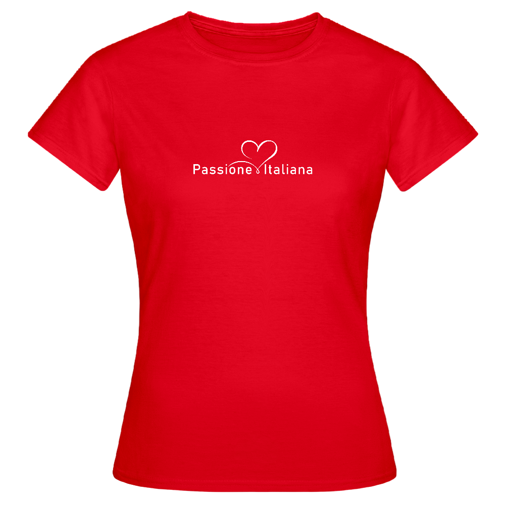 Women's T-Shirt Passione Italian - Rot