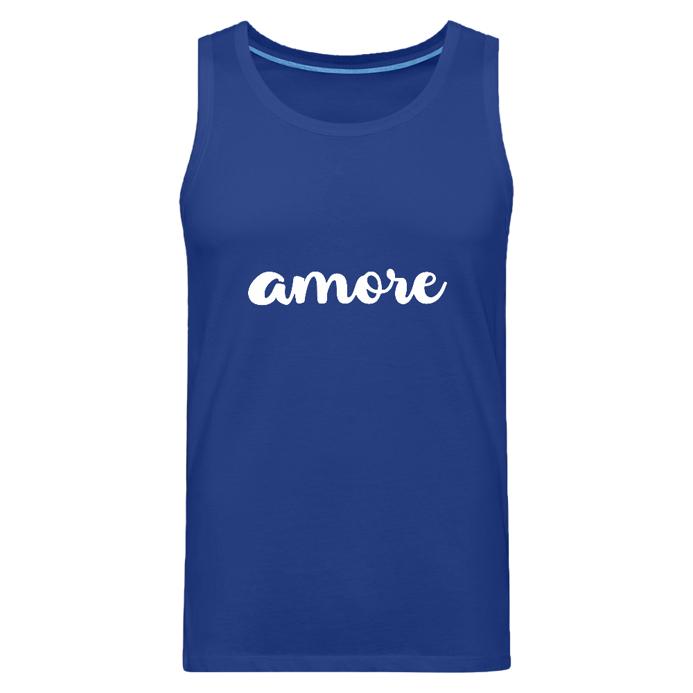 Men’s Premium Tank Top Amore - Königsblau
