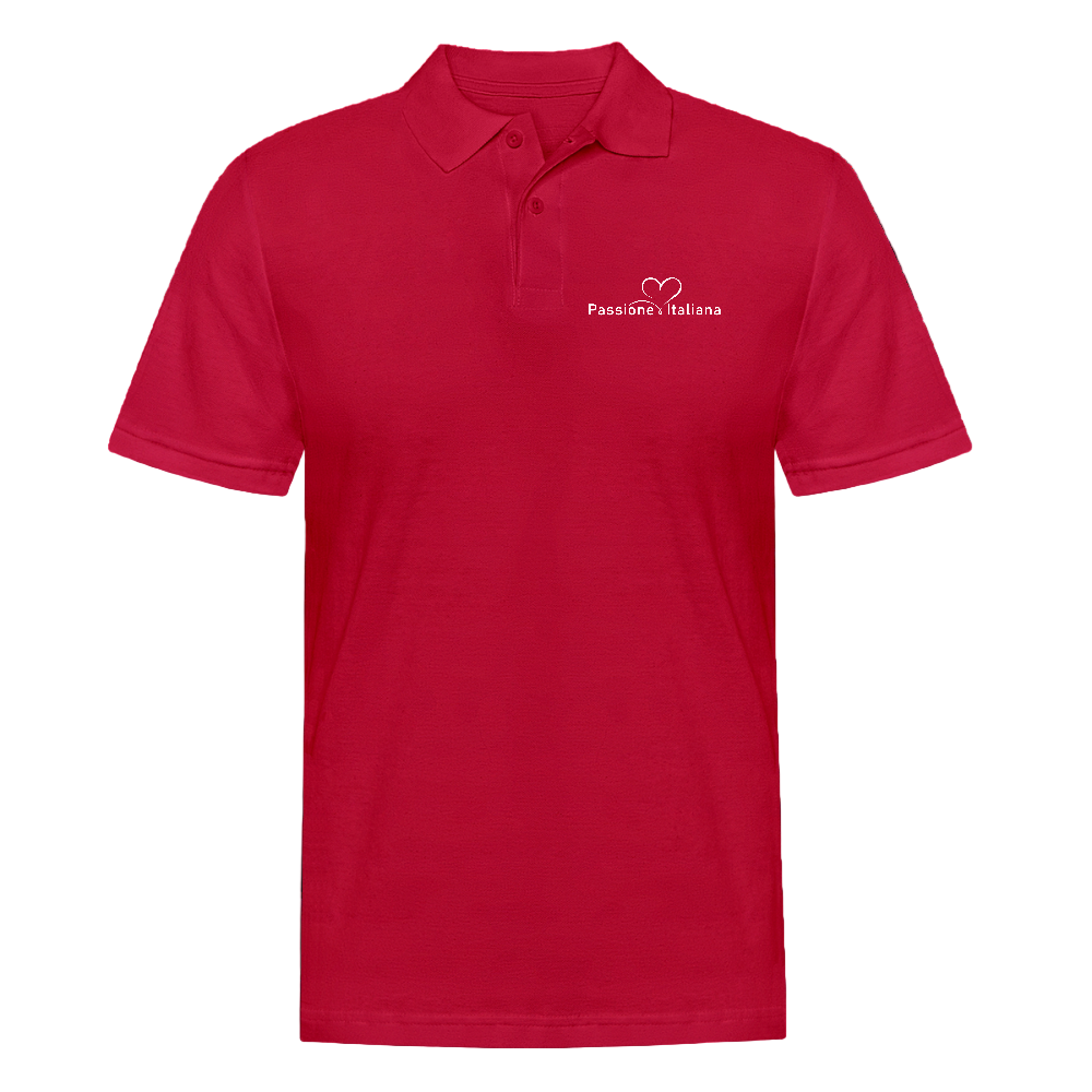 Men's Polo Shirt - cherry red