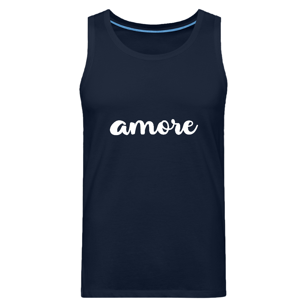 Men’s Premium Tank Top Amore - Navy
