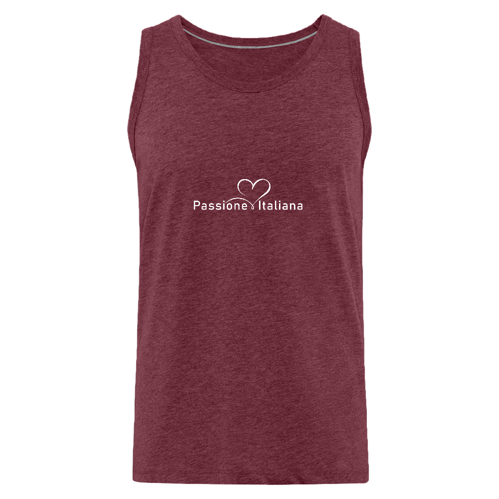 Men’s Premium Tank Top - heather burgundy
