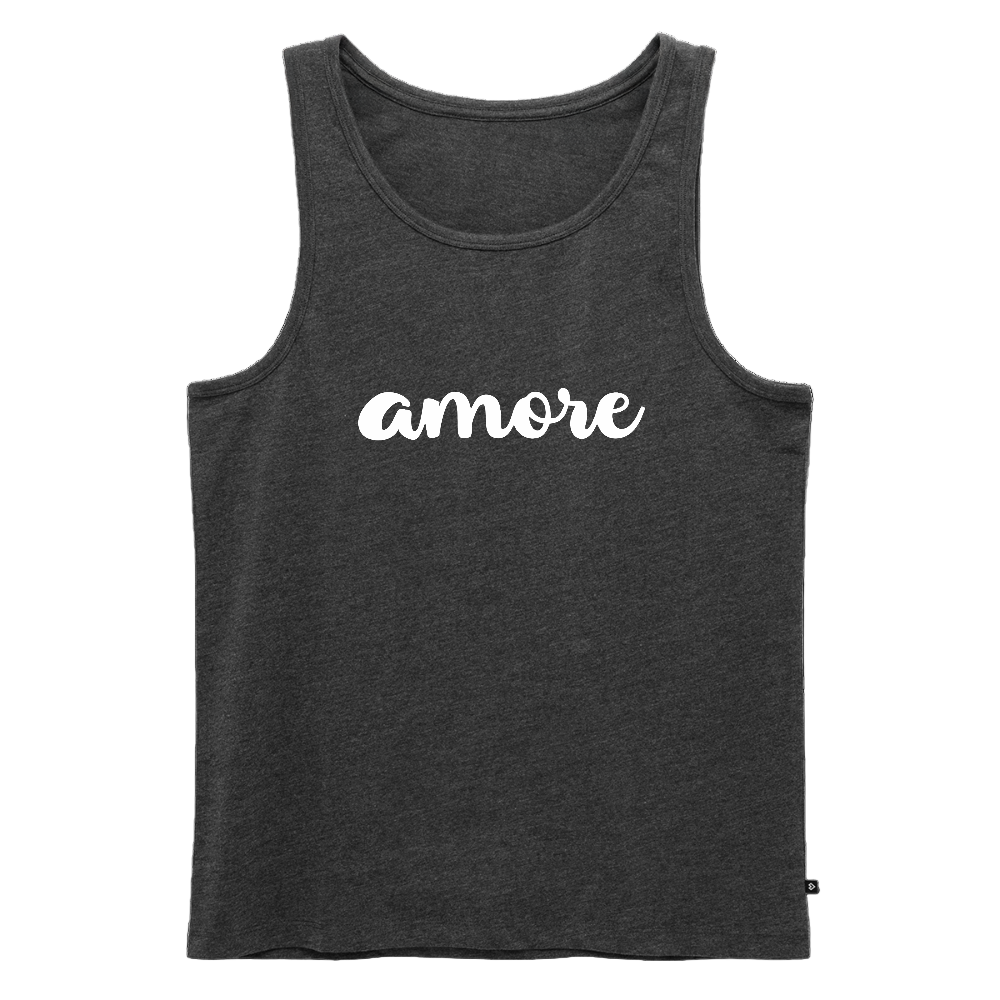 Men’s Premium Tank Top Amore - Anthrazit meliert