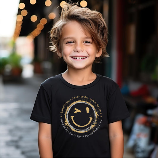 I bambini sono il sorriso del cielo sulla terra I Kids Crew Neck T-Shirt