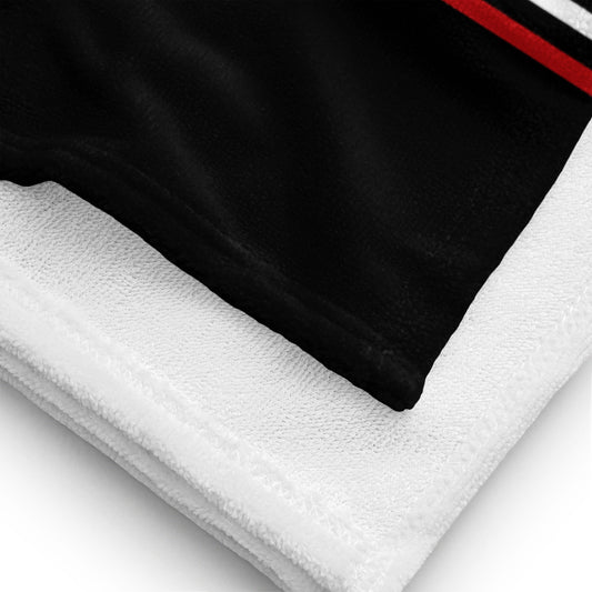 Handtuch aus Baumwoll-Polyester-Mischung mit Flaggenmotiv, seidenweich und saugfähig

