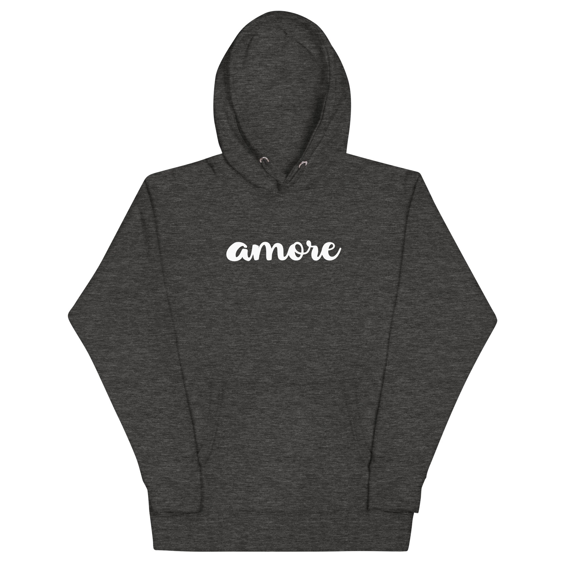 Unisex-Kapuzenpullover aus 100 % Bio-Baumwolle in Grau