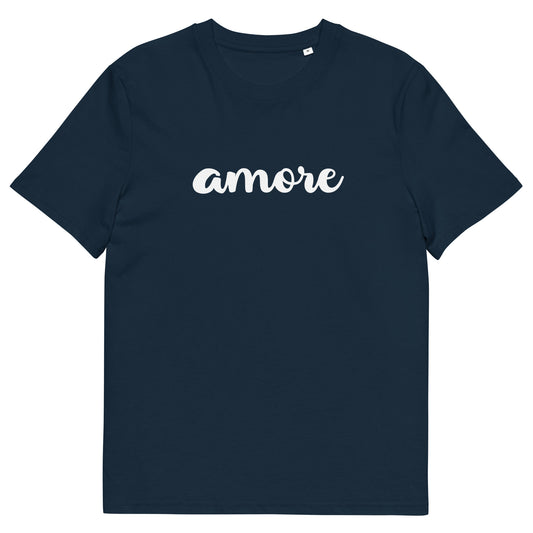 Unisex Bio-Baumwoll-T-Shirt „Amore“ 